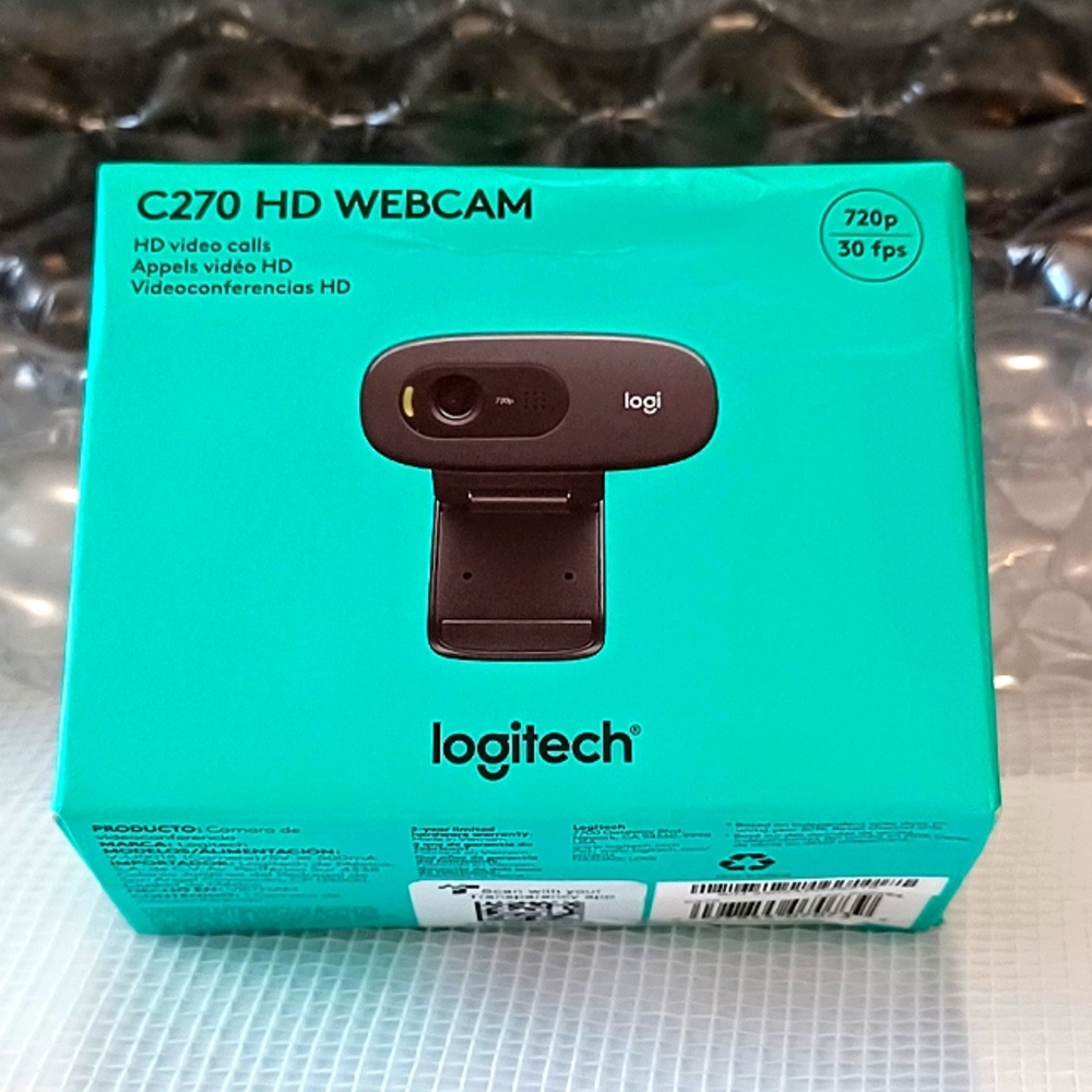 Logitech C270 HD Webcam 720p